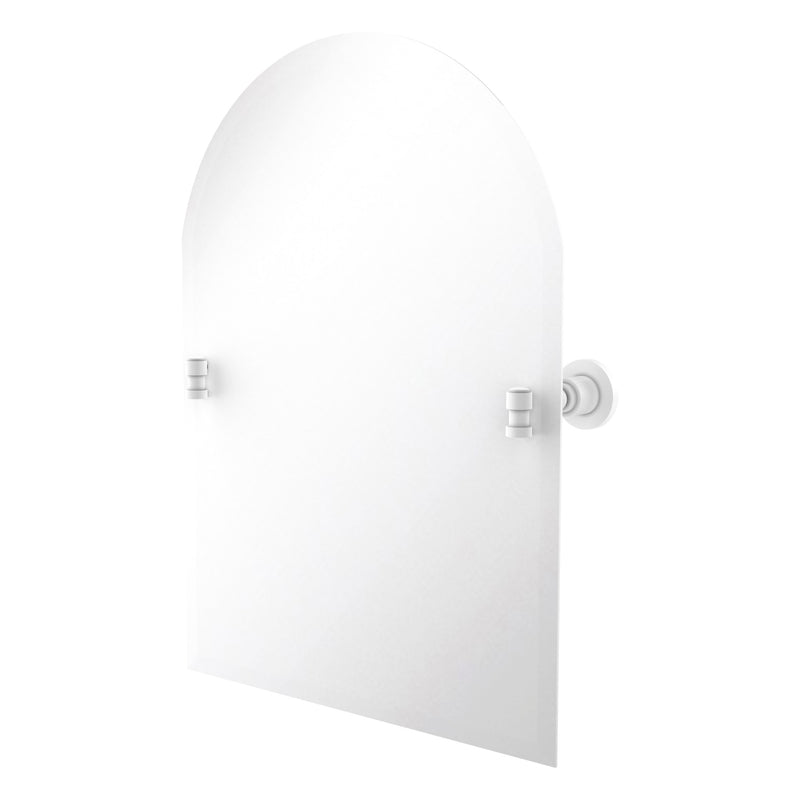 Frameless Arched Top Tilt Mirror with Beveled Edge